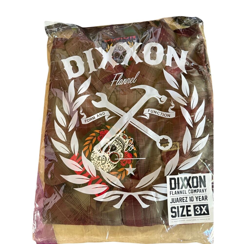 Dixxon Flannel Co. Juarez — 10 Year — Size 3X — Brand New, Never